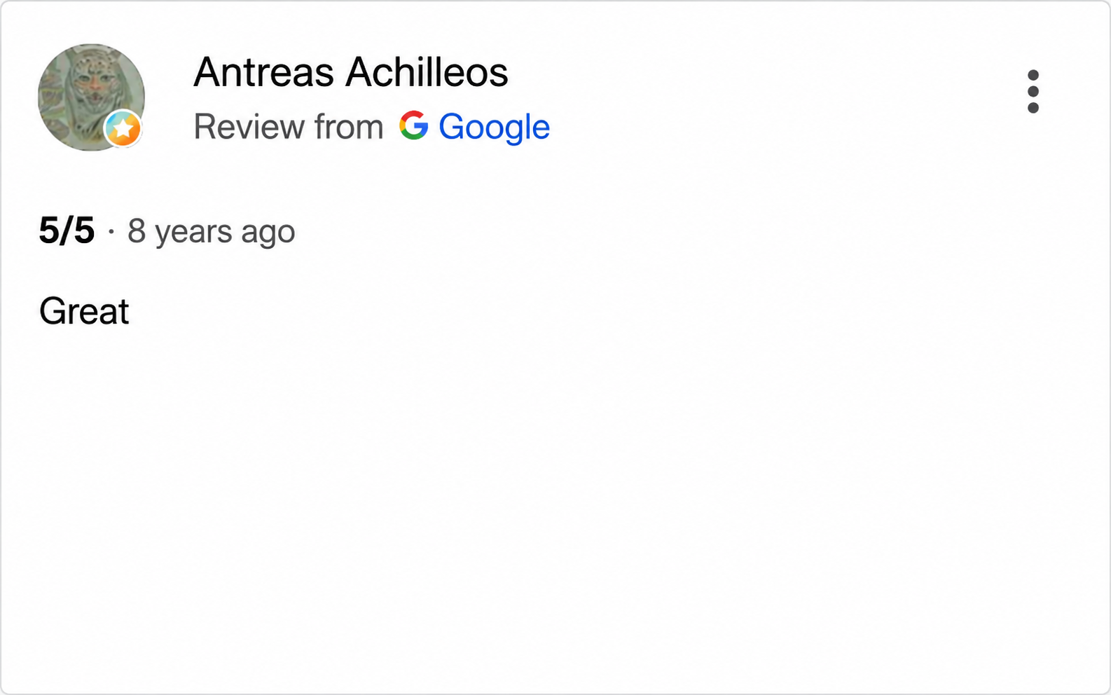 Google Review 1